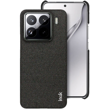 For Xiaomi 15 Pro imak Ruiyi Series Cloth Texture PU + PC Phone Case(Black)