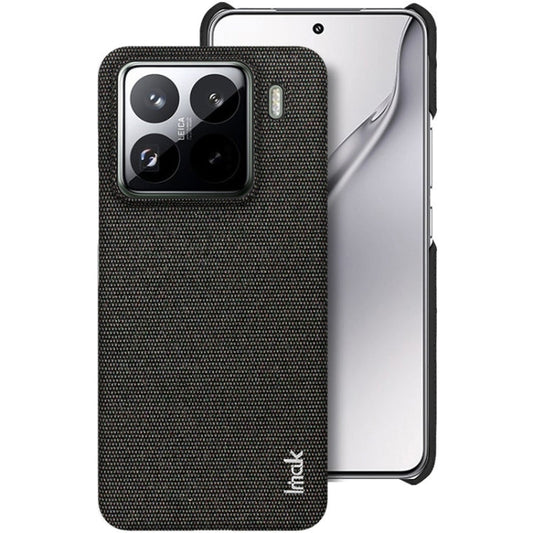 For Xiaomi 15 Pro imak Ruiyi Series Cloth Texture PU + PC Phone Case(Black)