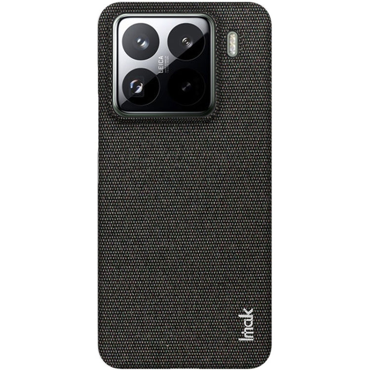 For Xiaomi 15 Pro imak Ruiyi Series Cloth Texture PU + PC Phone Case(Black)