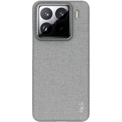 For Xiaomi 15 Pro imak Ruiyi Series Cloth Texture PU + PC Phone Case(Light Grey)