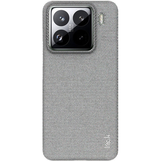 For Xiaomi 15 Pro imak Ruiyi Series Cloth Texture PU + PC Phone Case(Light Grey)