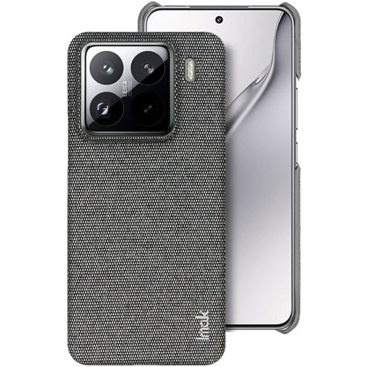 For Xiaomi 15 Pro imak Ruiyi Series Cloth Texture PU + PC Phone Case(Dark Grey)