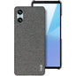 For Sony Xperia 10 VI imak Ruiyi Series Cloth Texture PU + PC Phone Case(Dark Grey)