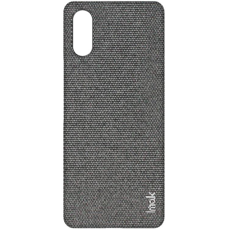 For Sony Xperia 10 VI imak Ruiyi Series Cloth Texture PU + PC Phone Case(Dark Grey)