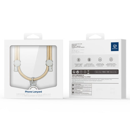 DUX DUCIS Plaz Crossbody Neck Strap Anti-lost Phone Lanyard(Glaze Yellow)