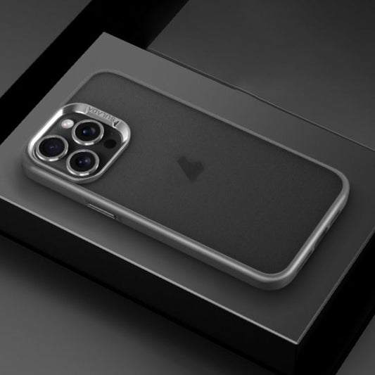 For iPhone 15 Pro SULADA Skin Feel Matte Shockproof Phone Case(Grey)