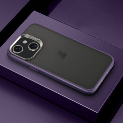 For iPhone 15 Plus SULADA Skin Feel Matte Shockproof Phone Case(Purple)