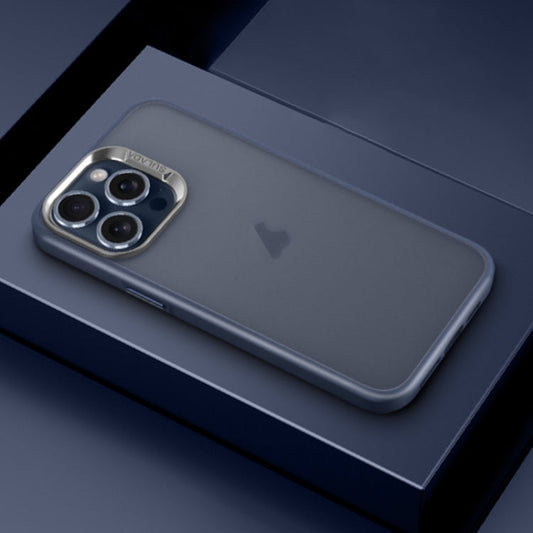 Pour iPhone 14 Pro Max Coque de Téléphone Antichoc Mate Sensation Peau SULADA (Bleu)