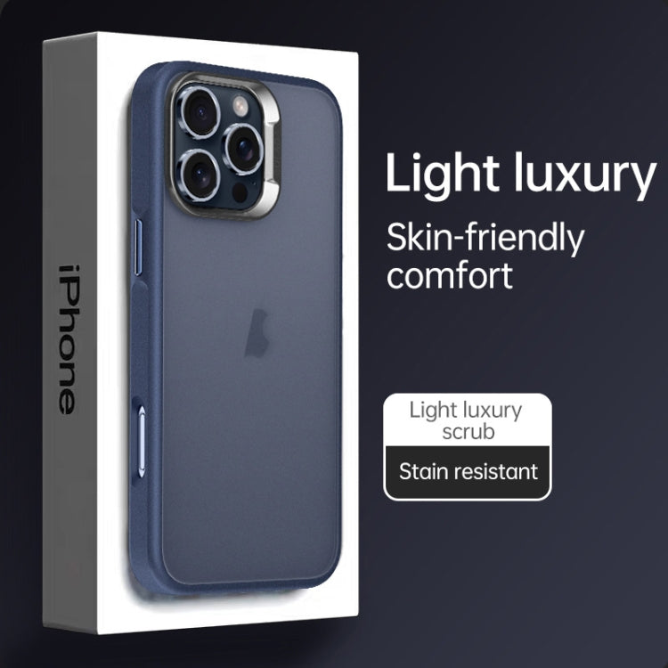 For iPhone 14 Plus SULADA Skin Feel Matte Shockproof Phone Case(Blue)