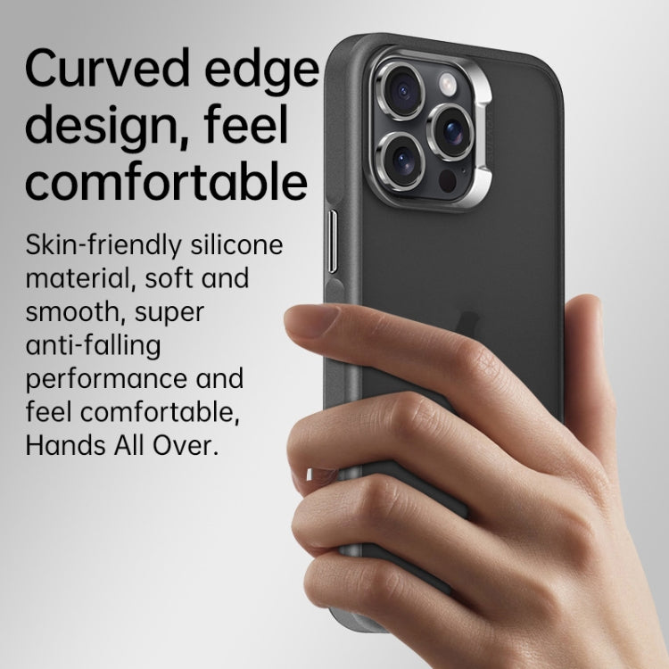 For iPhone 15 Plus SULADA Skin Feel Matte Shockproof Phone Case(Blue)