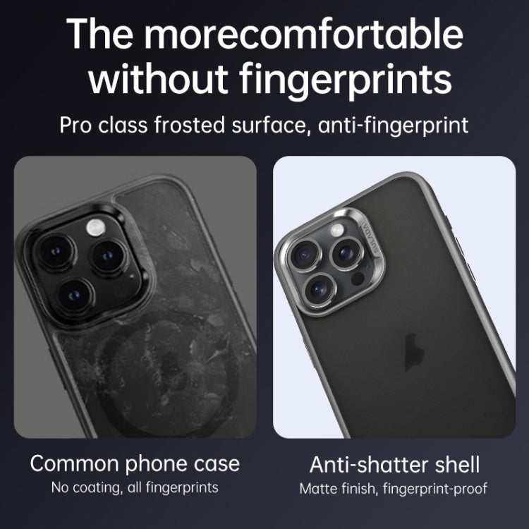 For iPhone 14 Pro SULADA Skin Feel Matte Shockproof Phone Case(Black)
