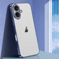 For iPhone 16 Plus SULADA Natural Color Series Electroplating Frosted TPU Phone Case(Titanium Blue)