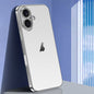 For iPhone 16 SULADA Natural Color Series Electroplating Frosted TPU Phone Case(Silver)