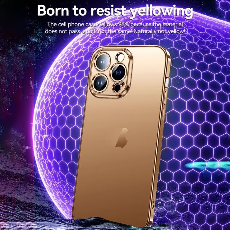 For iPhone 16 SULADA Natural Color Series Electroplating Frosted TPU Phone Case(Silver)