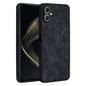 For Samsung Galaxy A06 4G AZNS 3D Embossed Skin Feel Phone Case(Black)