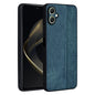 For Samsung Galaxy A06 4G AZNS 3D Embossed Skin Feel Phone Case(Dark Green)