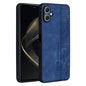 Pour Samsung Galaxy A06 4G AZNS Coque de téléphone à impression 3D (Sensation cuir - Bleu Saphir)