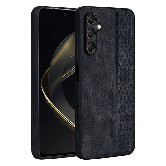 For Samsung Galaxy A16 5G AZNS 3D Embossed Skin Feel Phone Case(Black)