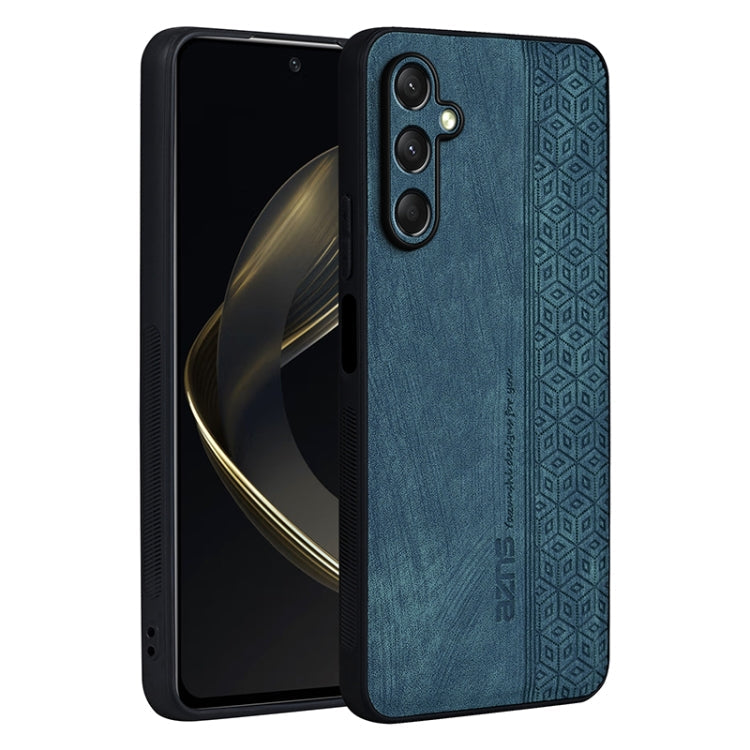 For Samsung Galaxy A16 5G AZNS 3D Embossed Skin Feel Phone Case(Dark Green)