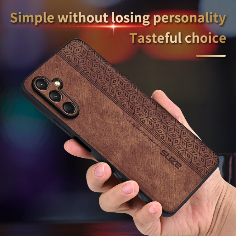For Samsung Galaxy A16 5G AZNS 3D Embossed Skin Feel Phone Case(Dark Green)