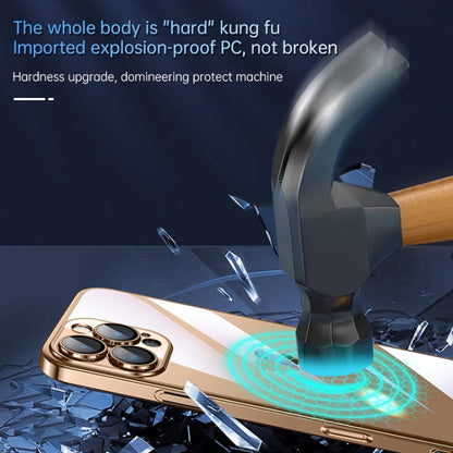 For iPhone 16 SULADA JINGJIA Series Lens Protector Hard PC Phone Case(Silver)