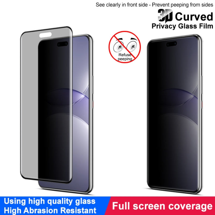 For Huawei nova 13 Pro imak 3D Curved Privacy Full Screen Tempered Glass Film
