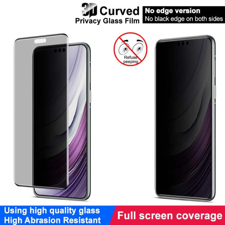 For Huawei Mate 70 Pro imak No Edge Version 3D Curved Privacy Full Screen Tempered Glass Film
