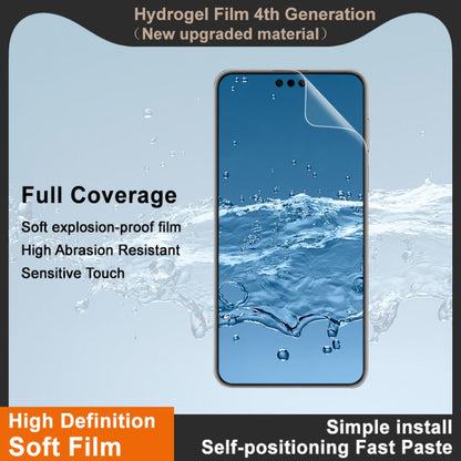 For Huawei Mate 70 Pro / 70 Pro+ imak 4th Generation  Full Coverage Screen Hydrogel Film Protector