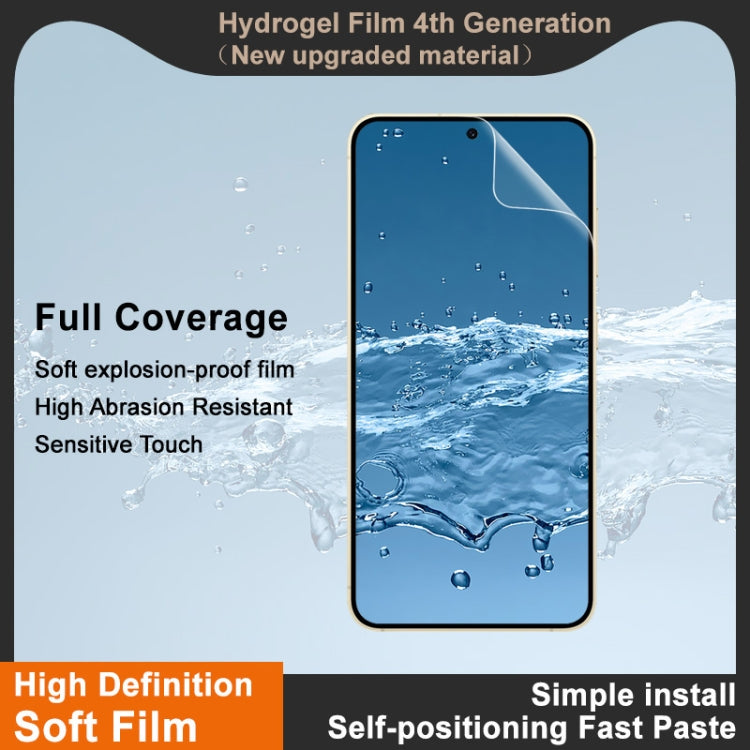 For Samsung Galaxy S25 5G imak 4th Generation  Full Coverage Screen Hydrogel Film Protector