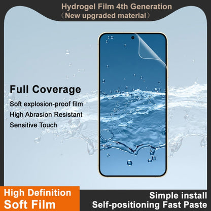 For Samsung Galaxy S25 5G imak 4th Generation  Full Coverage Screen Hydrogel Film Protector