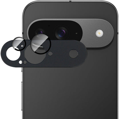 Pour Google Pixel 9 IMAK Metal Armor Film de protection d'objectif Premium (Noir)