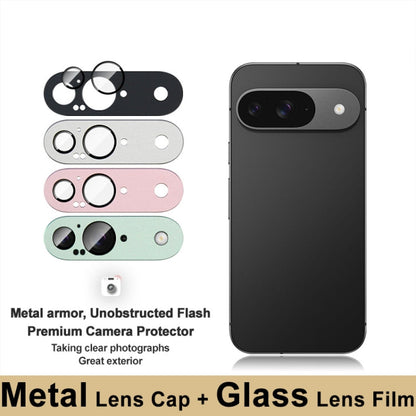 Pour Google Pixel 9 IMAK Metal Armor Film de protection d'objectif Premium (Noir)