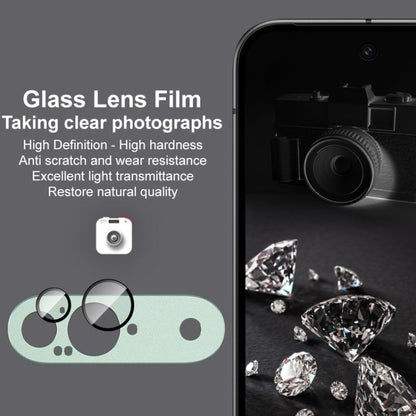 For Google Pixel 9 IMAK Metal Armor Premium Camera Protector Film(Green)