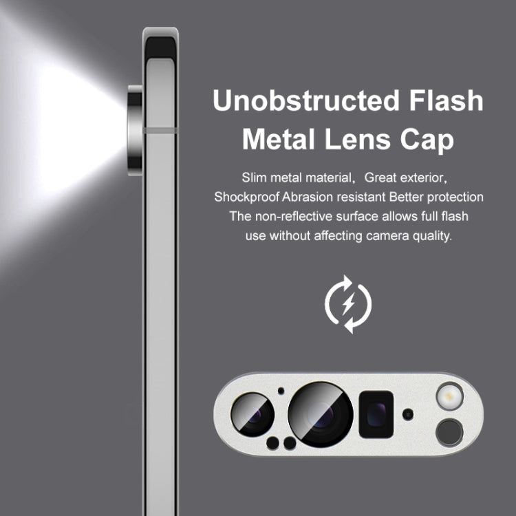 For Google Pixel 9 Pro IMAK Metal Armor Premium Camera Protector Film(Pink)