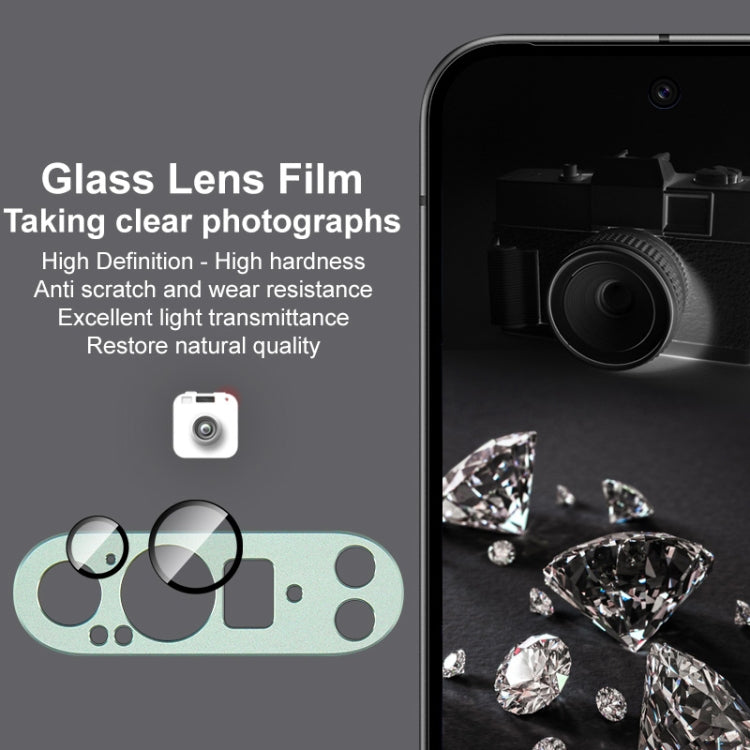 For Google Pixel 9 Pro IMAK Metal Armor Premium Camera Protector Film(Green)