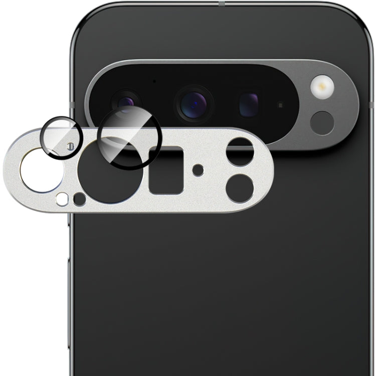 Pour Google Pixel 9 Pro XL IMAK Metal Armor Film de protection d'appareil photo premium (Argent)