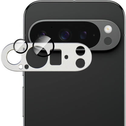 Pour Google Pixel 9 Pro XL IMAK Metal Armor Film de protection d'appareil photo premium (Argent)