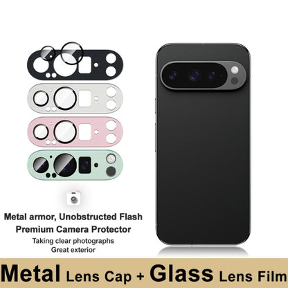 Pour Google Pixel 9 Pro XL IMAK Metal Armor Film de protection d'appareil photo premium (Argent)