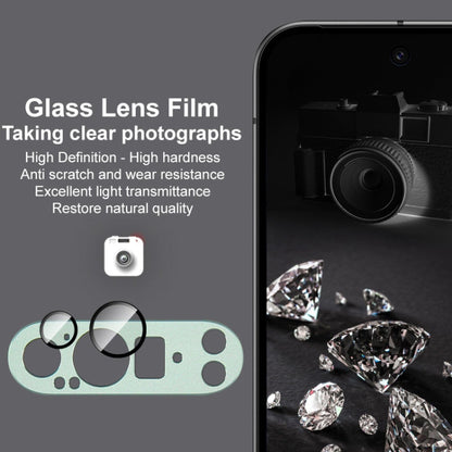 For Google Pixel 9 Pro XL IMAK Metal Armor Premium Camera Protector Film(Green)