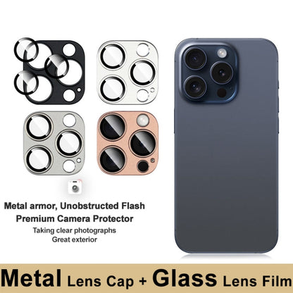 For iPhone 16 Pro / 16 Pro Max IMAK Metal Armor Premium Camera Protector Film(Silver)