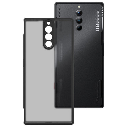 For ZTE nubia Red Magic 8 Pro+ imak UX-9B Series Four Corners Tiny Airbag Shockproof Phone Case(Black)