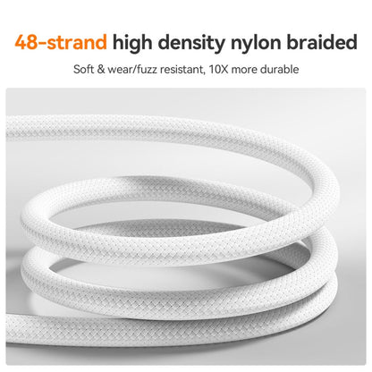 JOYROOM S-A51 Cutting-Edge Series 3A Fast Charging Data Cable, USB-A to Type-C Cable, Length: 1.2m(Light Gray)