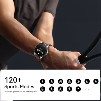 JOYROOM JR-FC2 Pro Classic Series Smart Watch, 1.46 inch Screen, Support BT Call / Heart Rate / Blood Oxygen(Moonlight Silver)