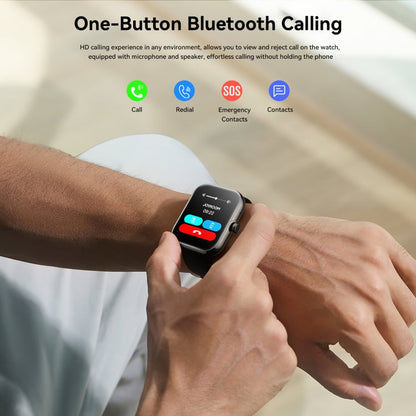 Montre intelligente JOYROOM JR-FT5 Plus Fit-life Series, écran de 1,96 pouce, prise en charge des appels Bluetooth / fréquence cardiaque (Or rose)