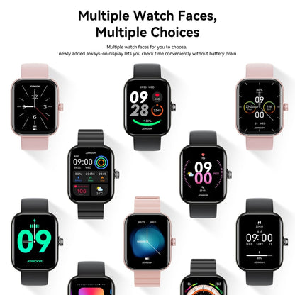 Montre intelligente JOYROOM JR-FT5 Plus Fit-life Series, écran de 1,96 pouce, prise en charge des appels Bluetooth / fréquence cardiaque (Or rose)
