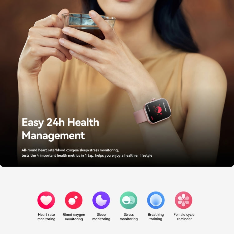Montre intelligente JOYROOM JR-FT5 Plus Fit-life Series, écran de 1,96 pouce, prise en charge des appels Bluetooth / fréquence cardiaque (Or rose)