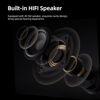 AUN A004 Pro 1920 x 1080P 9000Lumen Android 9.0 Portable LCD Projector, US Plug(White)