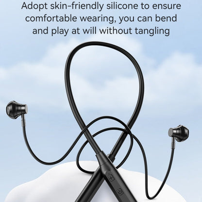USAMS YQ24 YQ Series BT5.3 Neck-mounted Sports Bluetooth Earphone(Black)