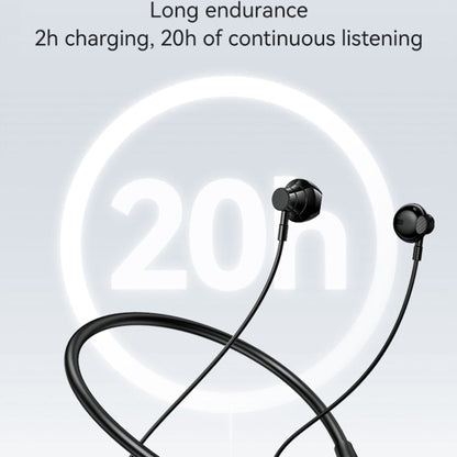 USAMS YQ24 YQ Series BT5.3 Neck-mounted Sports Bluetooth Earphone(Black)