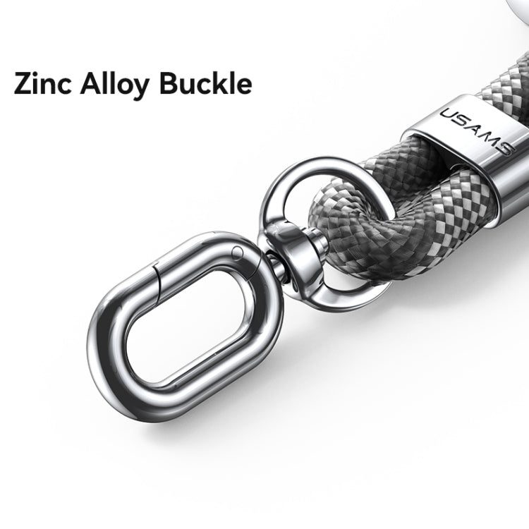 USAMS ZB316 Adjustable Phone Rope(Pink+Dark Purple)